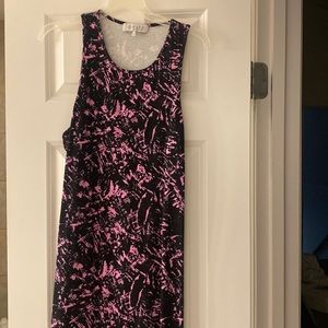 Wayf bodycon dress black and pink size L